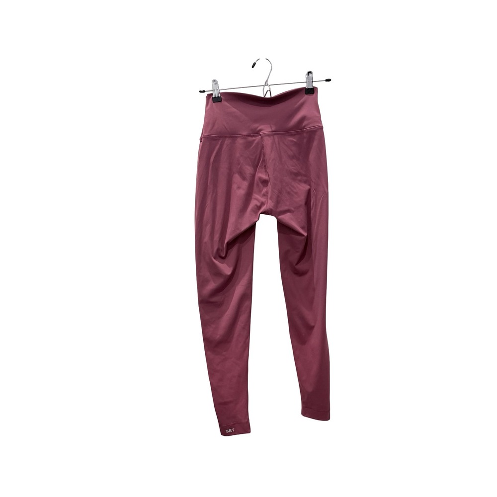 Set Active Sportbody High Waisted Leggings Mauve Purple Size Large - Picture 2 of 4